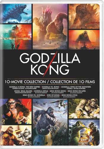 GODZILLA/KONG - DVD-10 MOIVE COLLECTION