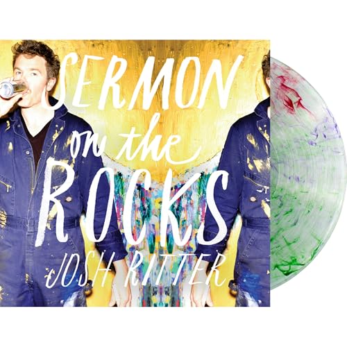 JOSH RITTER - SERMON ON THE ROCKS - CLEAR WITH RED, GREEN, PURPLE SWIRL LP
