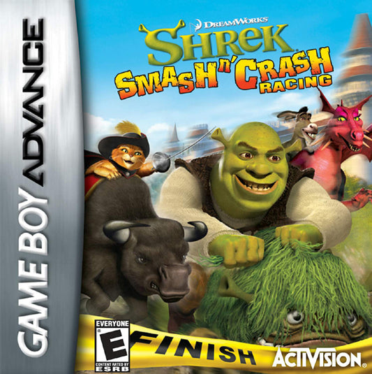 SHREK: SMASH 'N' CRASH RACING  - GBA