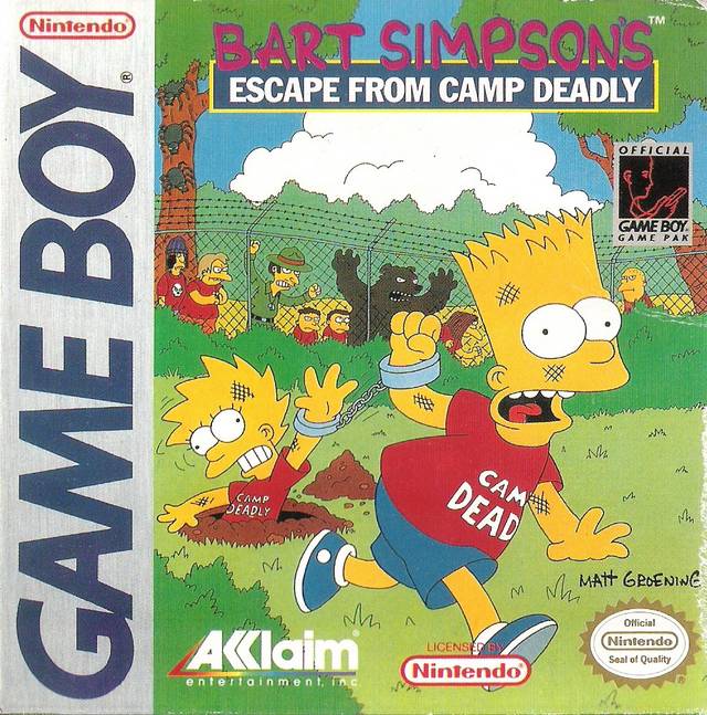 BART SIMPSON'S ESCAPE FROM CAMP DEADLY  - GB1