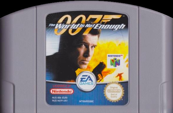007: WORLD IS NOT ENOUGH (GRAY CARTRIDGE  - N64