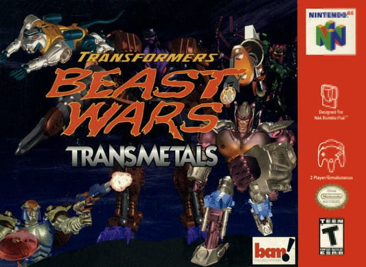 TRANSFORMERS BEAST WARS: TRANSMETALS  - N64