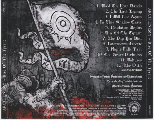 ARCH ENEMY  - RISE OF THE TYRANT
