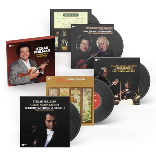 ITZHAK PERLMAN - 5LP BOX - LEGENDARY RECORDINGS ON LP