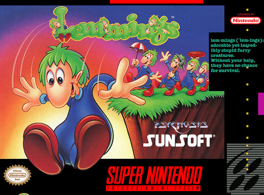 LEMMINGS  - SNES