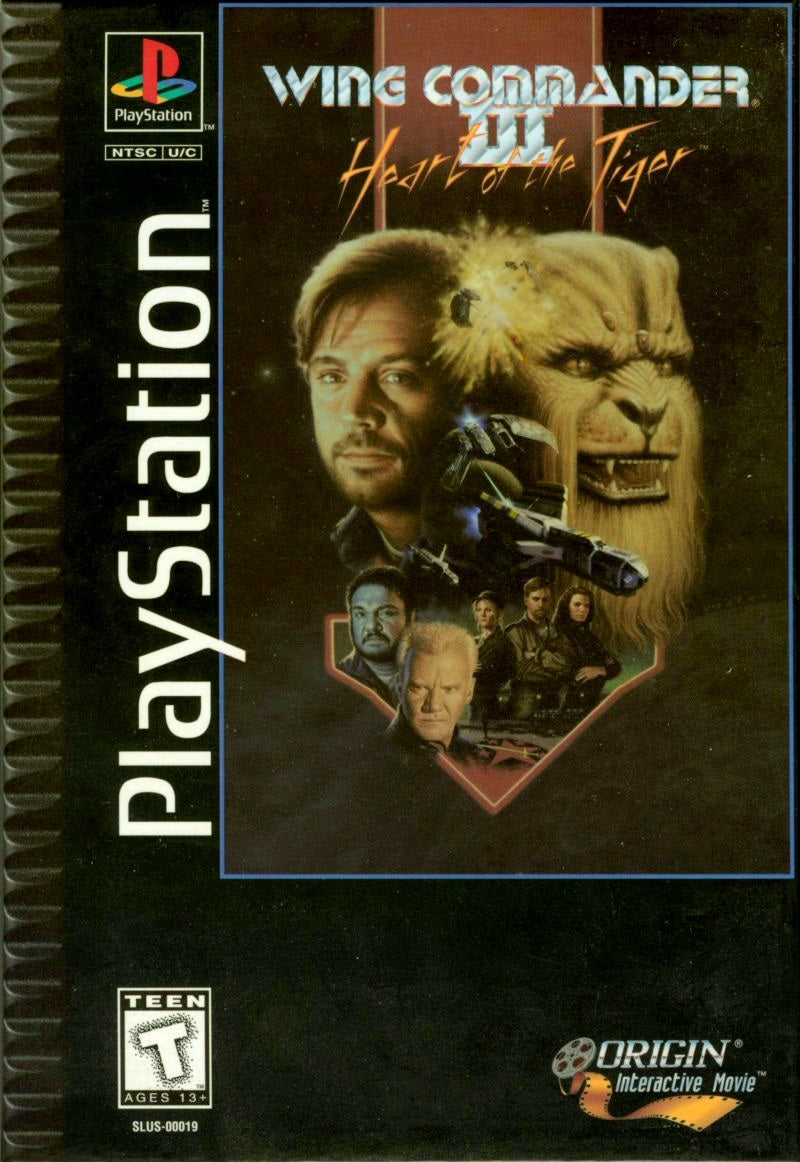 WING COMMANDER III: HEART OF (LONGBOX)  - PS1