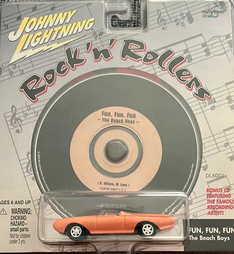 ROCK 'N' ROLLERS: BEACH BOYS: FUN, FUN FUN-CAR (W/CD) - JOHNNY LIGHTNING-2000