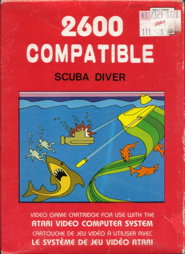 SCUBA DIVER  - ATARI2600  (CARTRIDGE ONLY)