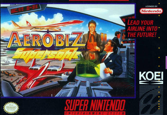 AEROBIZ SUPERSONIC  - SNES (W/BOX)