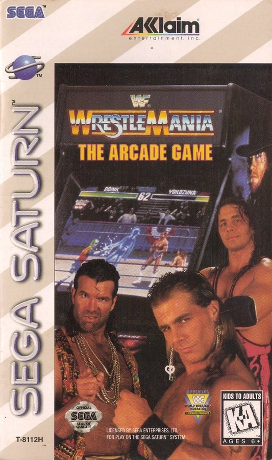 WWF WRESTLEMANIA: THE ARCADE GAME  - SATURN