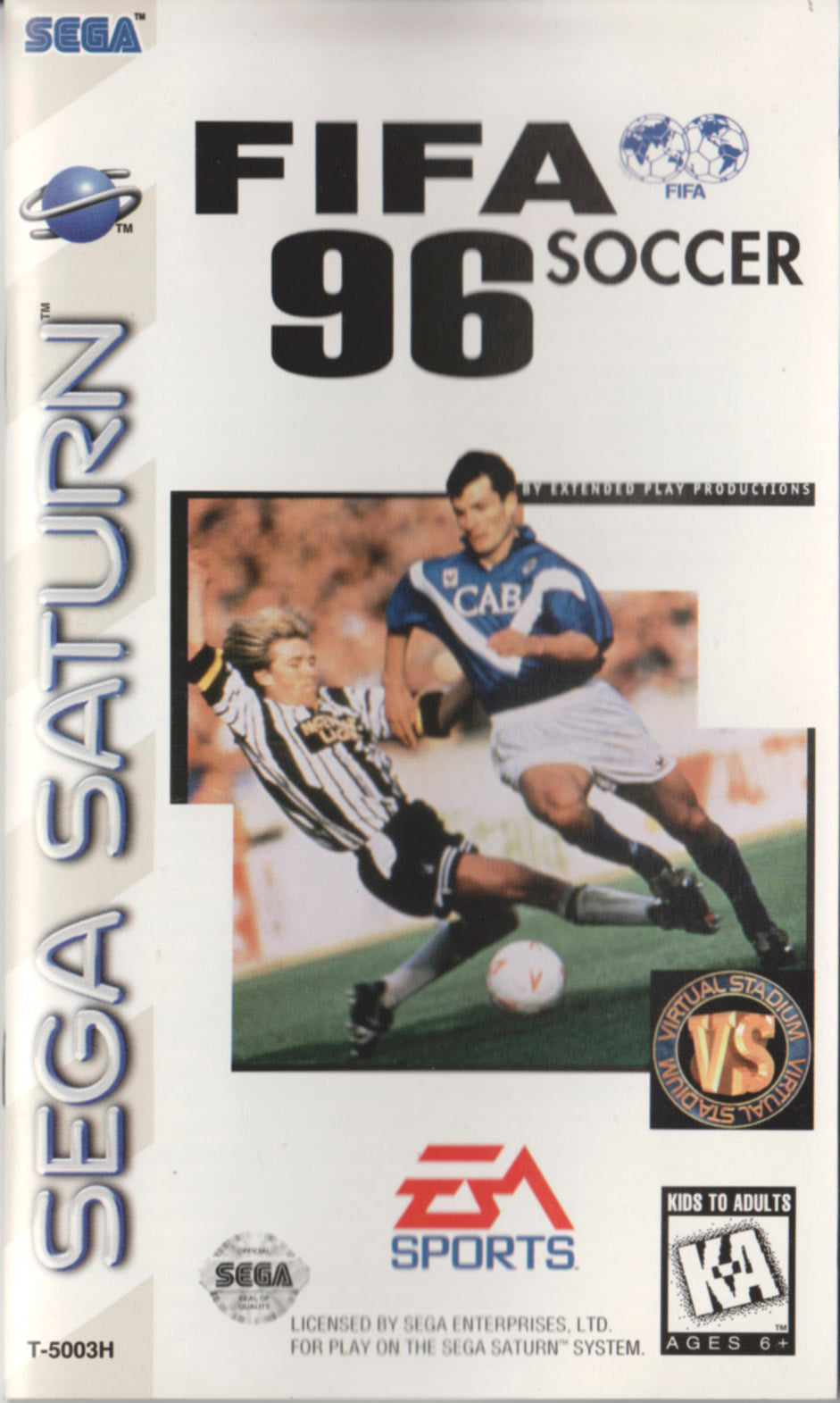 FIFA SOCCER 96  - SATURN