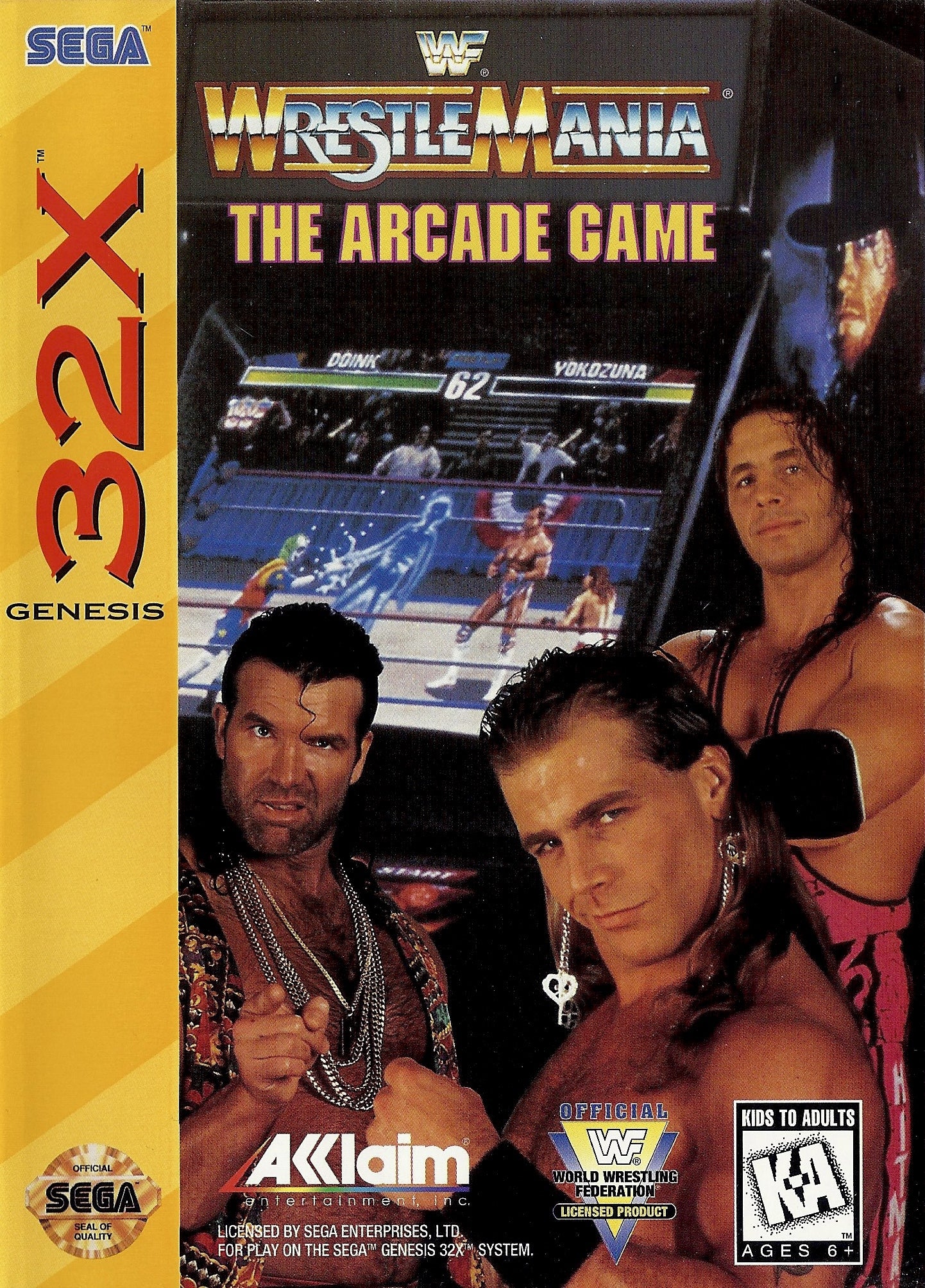 WWF WRESTLEMANIA: THE ARCADE GAME  - 32X