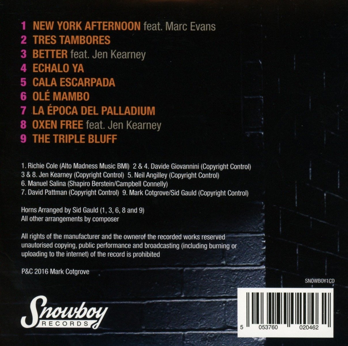 SNOWBOY & THE LATIN SECTION  - NEW YORK AFTERNOON