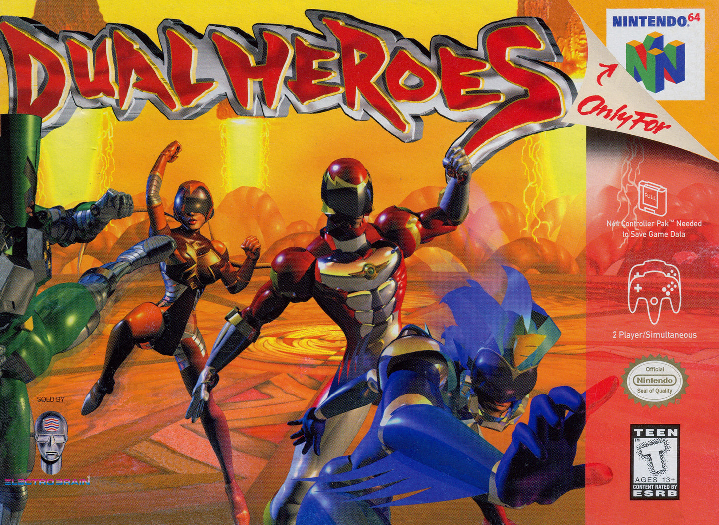 DUAL HEROES  - N64