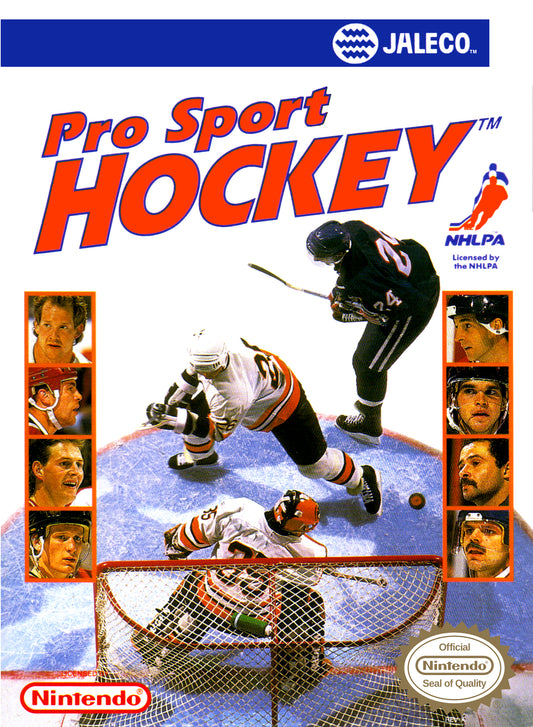 PRO SPORT HOCKEY  - NES (W/BOX & MANUAL)