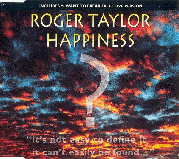 TAYLOR, ROGER  - HAPPINESS
