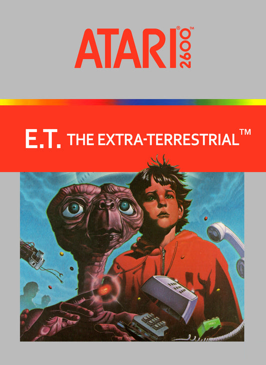 E.T. THE EXTRA-TERRESTRIAL  - ATARI2600