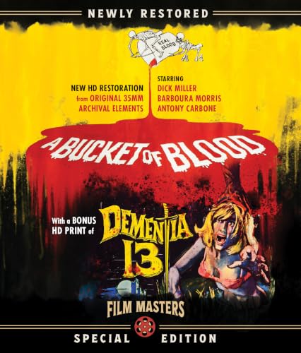 A BUCKET OF BLOOD (1959) WITH BONUS FILM DEMENTIA 13 (1963) [SPECIAL EDITION] [BLU-RAY]
