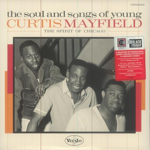 VARIOUS ARTISTS - THE SOUL AND SONGS OF YOUNG CURTIS MAYFIELD: THE SPIRIT OF CHICAGO - VINYL LP(X2) - RSD 2024