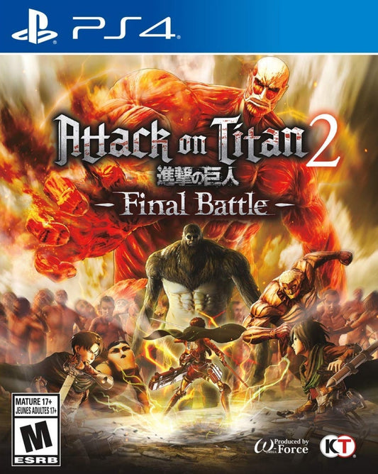 ATTACK ON TITAN 2: THE FINAL BATTLE  - PS4