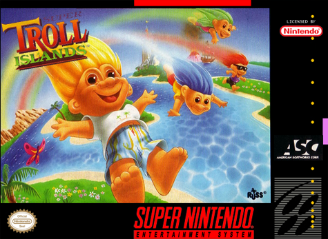 SUPER TROLL ISLANDS  - SNES (W/BOX)