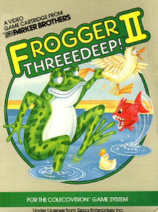 FROGGER II: THREEEDEEP  - COLECO