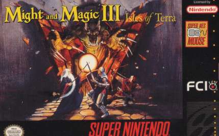 MIGHT & MAGIC III: ISLES OF TERRA  - SNES