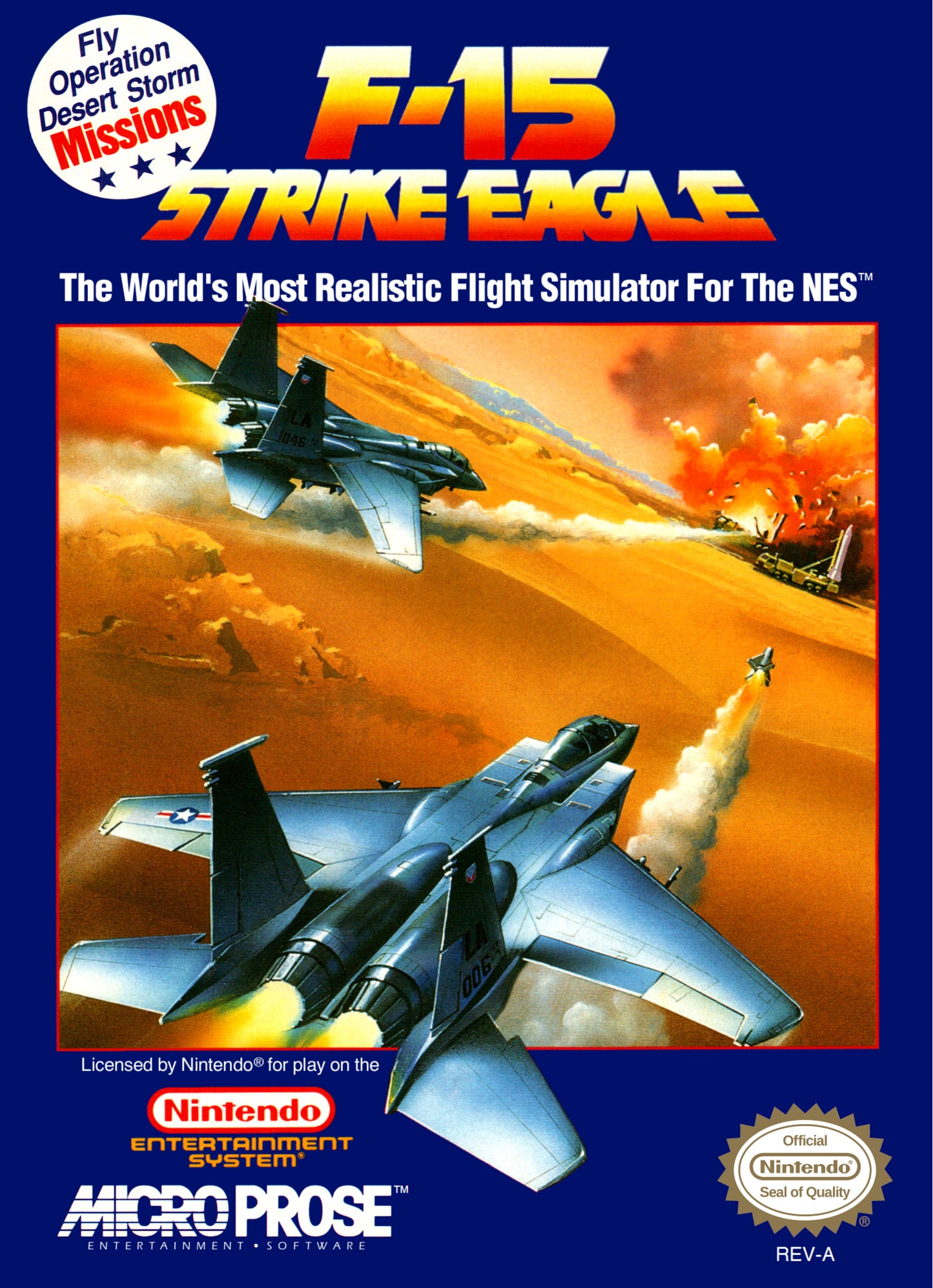 F-15 STRIKE EAGLE  - NES