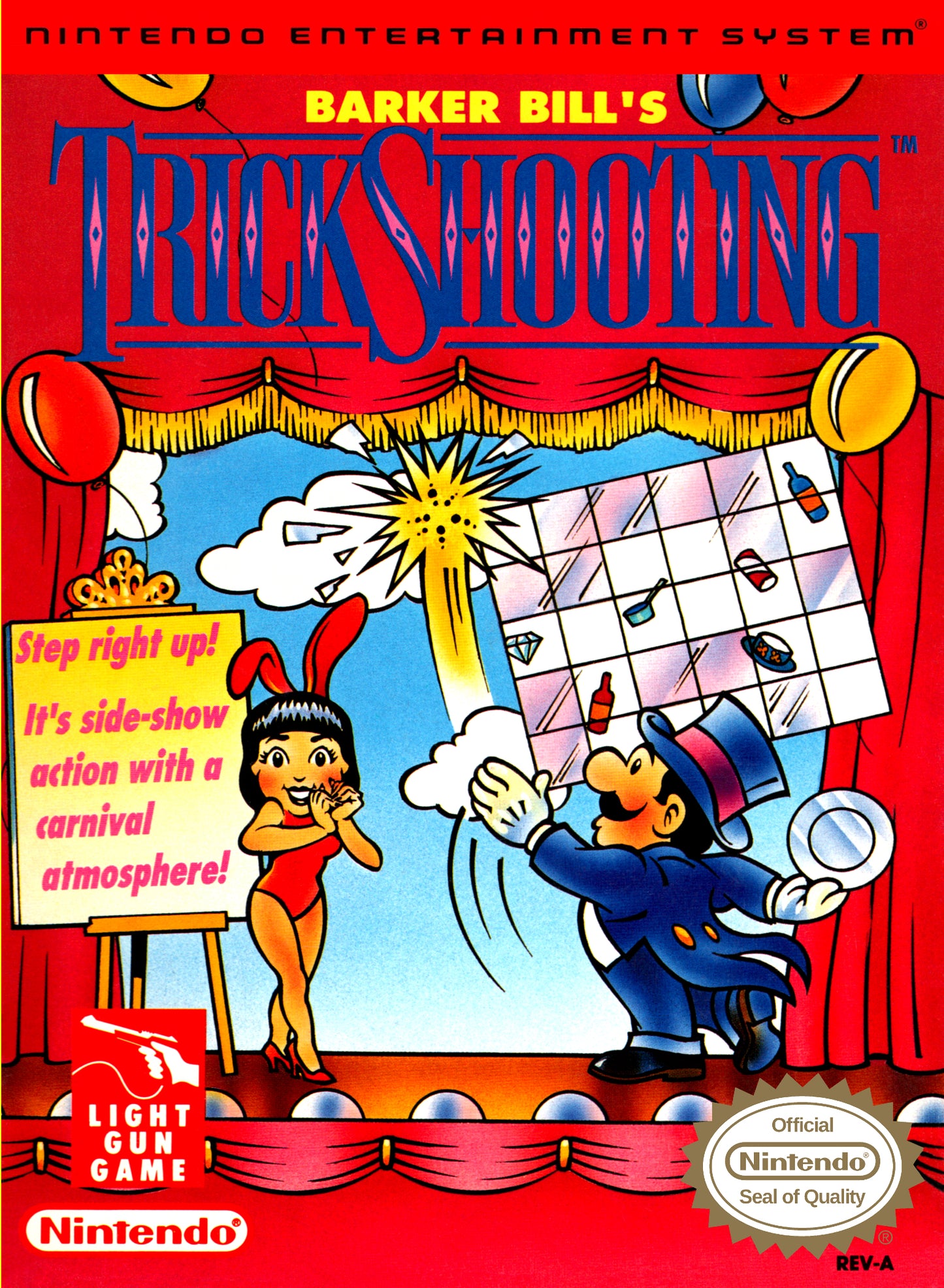 BARKER BILL'S TRICK SHOOTING  - NES