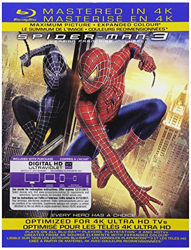 SPIDER-MAN 3 (MASTERED IN 4K) [BLU-RAY] (BILINGUAL)