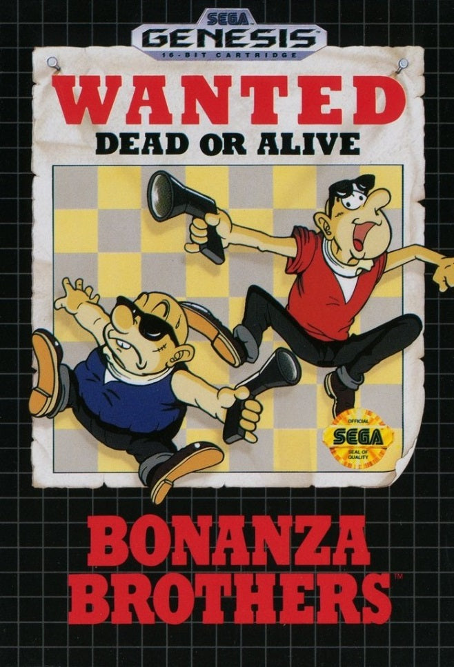 BONANZA BROTHERS  - GENESIS  (CARTRIDGE ONLY)