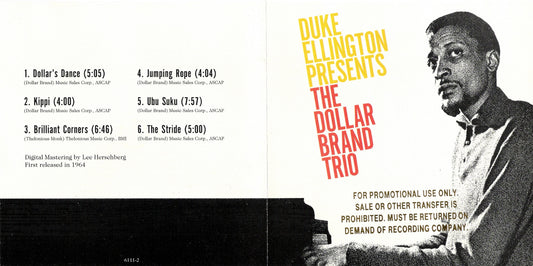 DOLLAR BRAND  - DUKE ELLINGTON PRESENTS THE DOLLAR BRAND