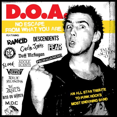 VARIOUS ARTISTS - DOA - NO ESCAPE FROM WHAT YOU ARE (VARIOUS ARTISTS) RED (VINYL)