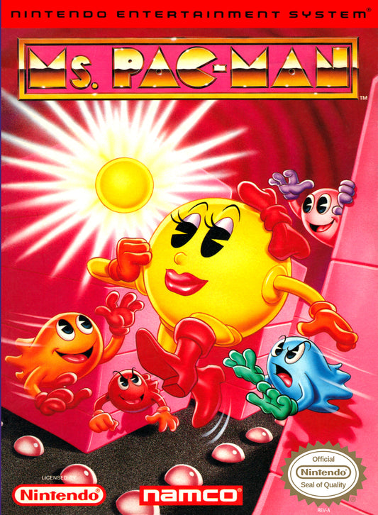MS. PAC-MAN (NAMCO)  - NES