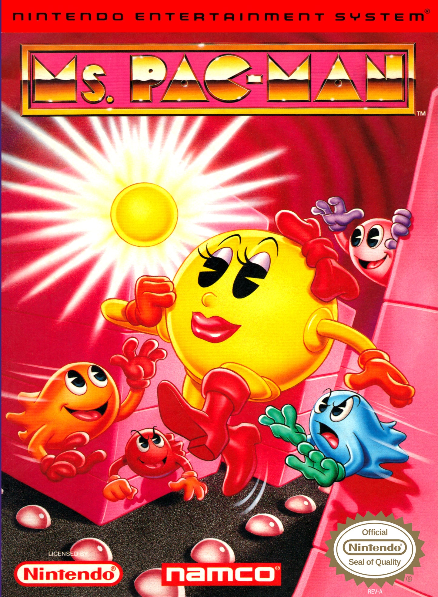 PAC-MAN (NAMCO)  - NES