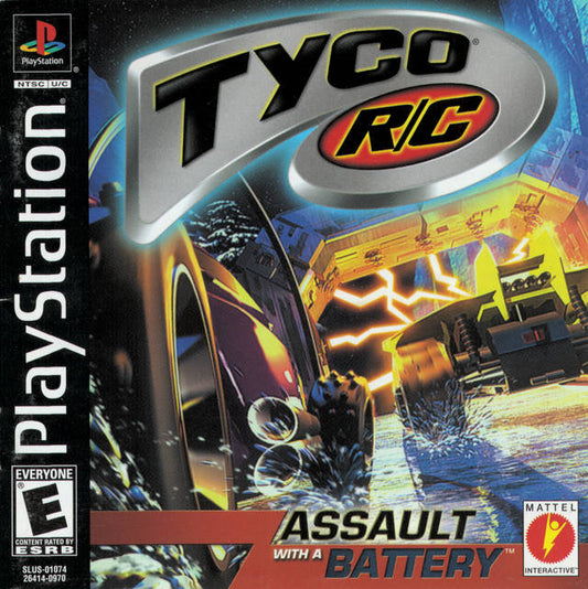 TYCO RC: ASSAULT WITH A BATTERY  - PS1