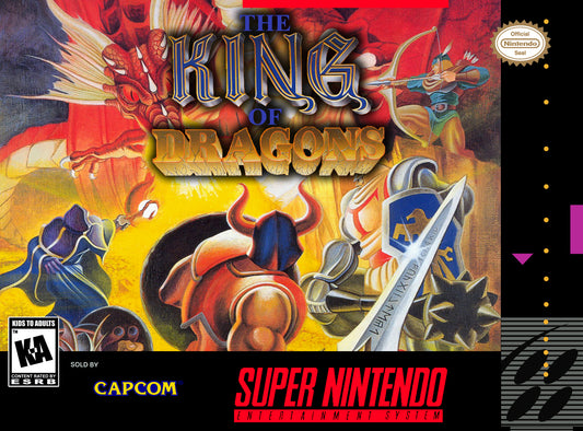 KING OF DRAGONS  - SNES (W/BOX)