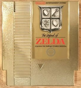LEGEND OF ZELDA [GRAY CART]  - NES (W/BOX)