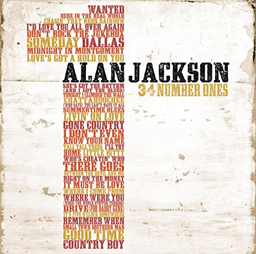 JACKSON, ALAN - 34 NUMBER ONES (CD)