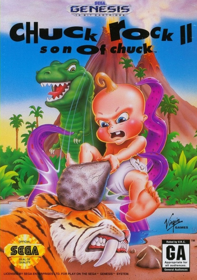 CHUCK ROCK II: SON OF CHUCK  - GENESIS