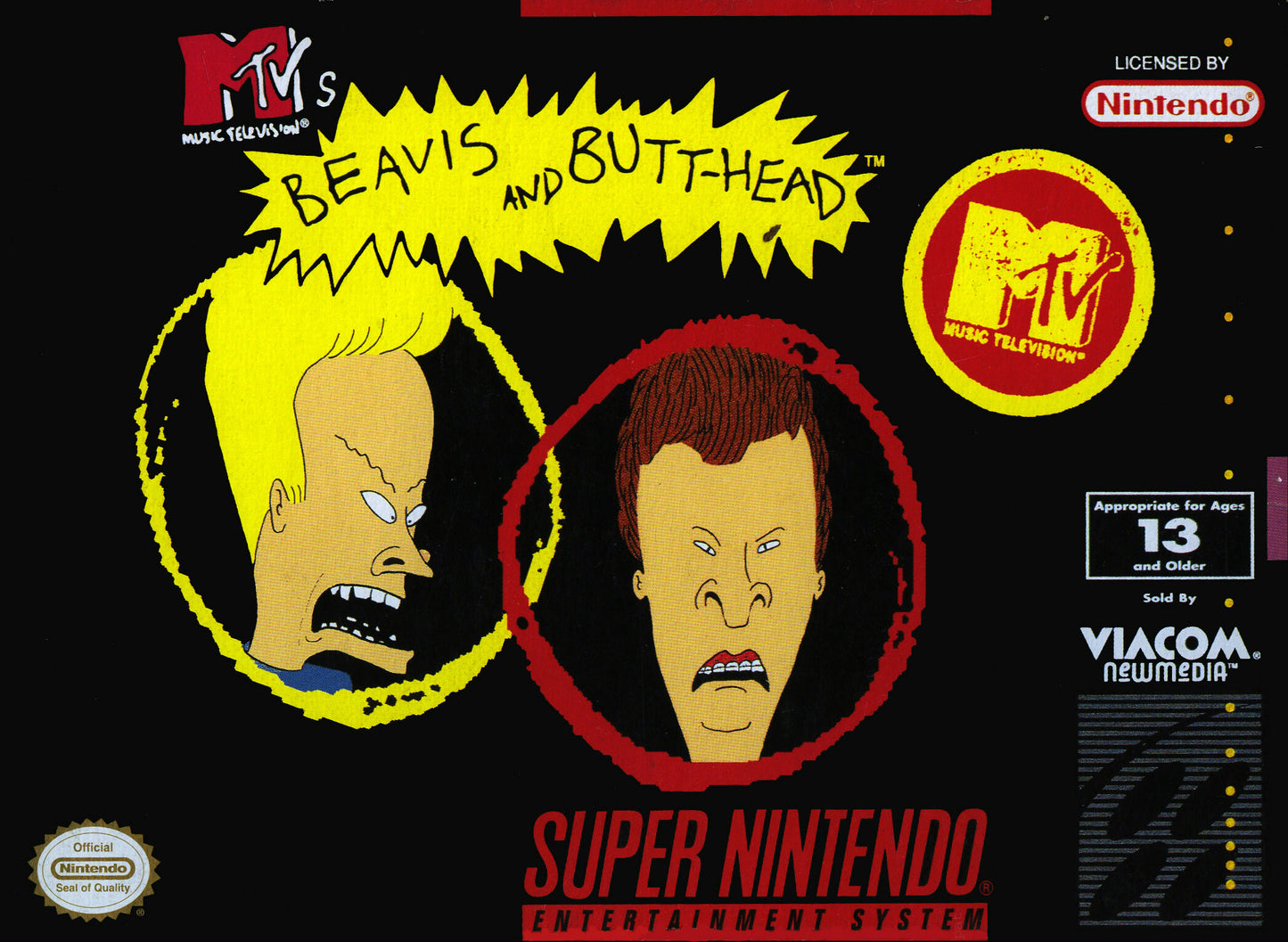 BEAVIS & BUTTHEAD  - SNES