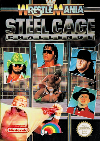 WWF WRESTLEMANIA STEEL CAGE CHALLENGE  - NES