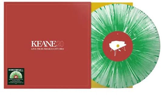 KEANE - HOPES & FEARS 20: LIVE FROM MEXICO CITY - LIMITED GREEN & WHITE SPLATTER COLORED VINYL