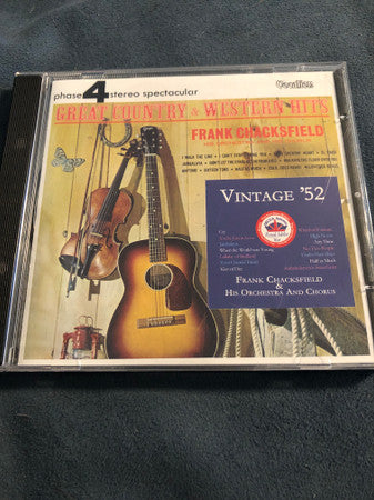 CHACKSFIELD, FRANK  - VINTAGE 52/ GREAT COUNTRY & WESTERN