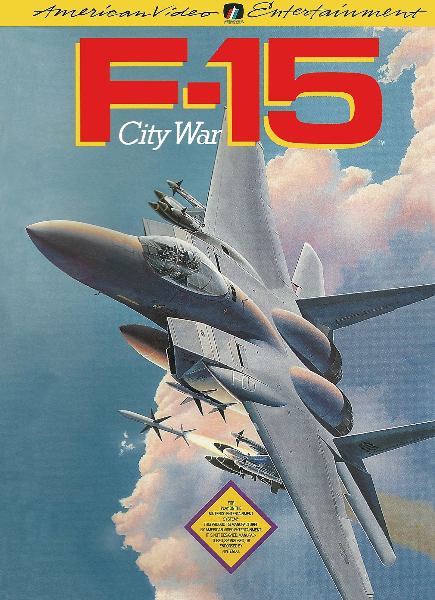 F-15 CITY WAR  - NES