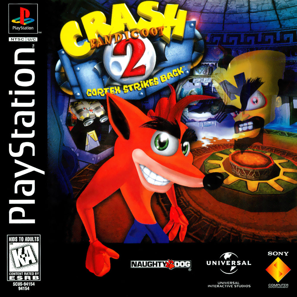 CRASH BANDICOOT 2: CORTEX STRIKES BACK  - PS1