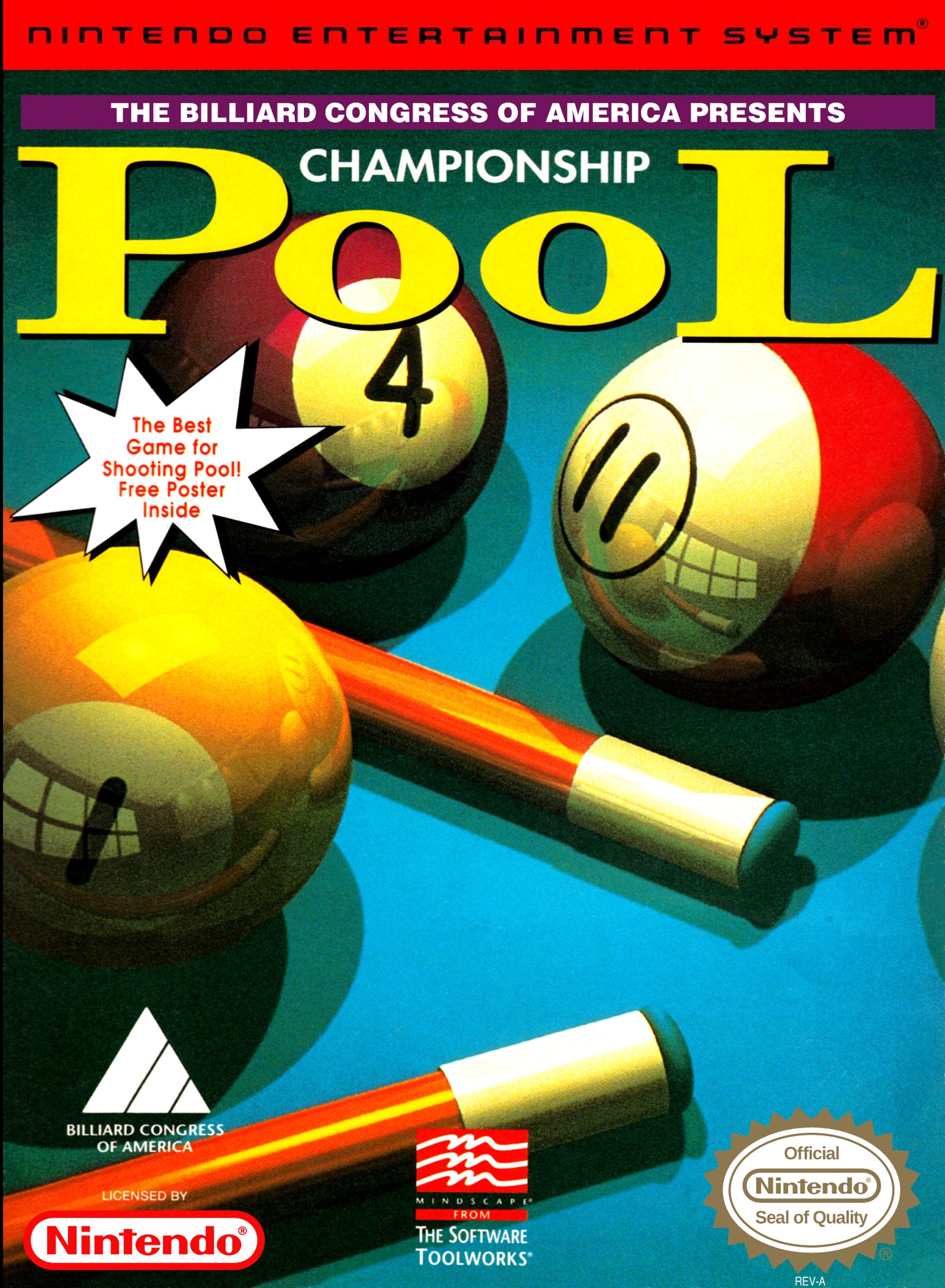 CHAMPIONSHIP POOL  - NES