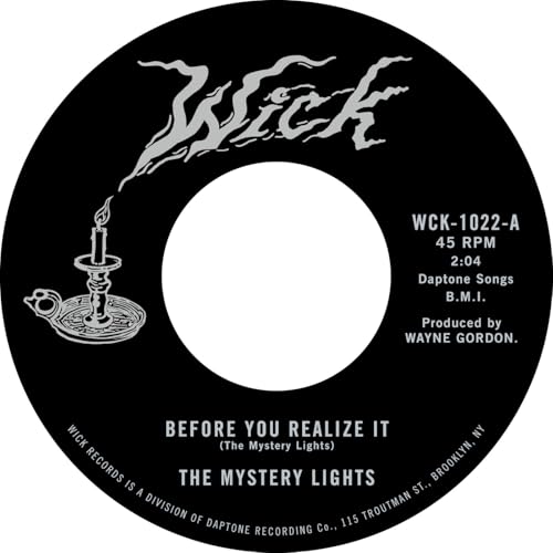 THE MYSTERY LIGHTS - BEFORE YOU REALIZE IT / CEREBRAL CRACK (VINYL)