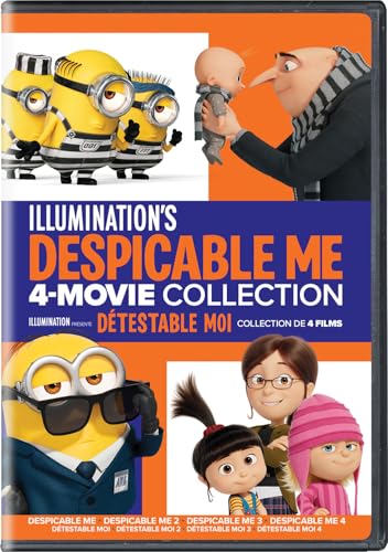 DESPICABLE ME 1-4 - DVD-ILLUMINATION PRESENTS 4 MOVIE COLLEC