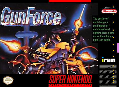 GUNFORCE  - SNES (W/BOX & MANUAL)